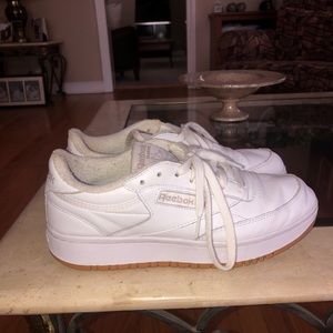 Reebok white sneakers